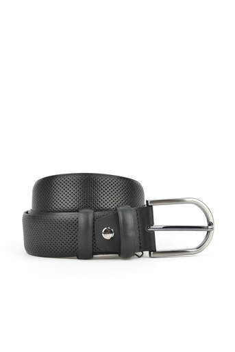 Ziya - Black Genuine Leather Men's Belts