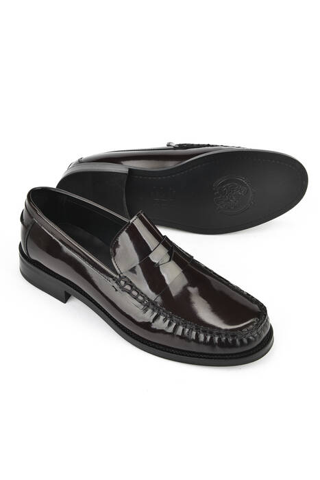 Hakiki Deri Erkek Klasik Ayakkabı Bordo