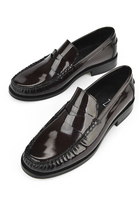 Hakiki Deri Erkek Klasik Ayakkabı Bordo