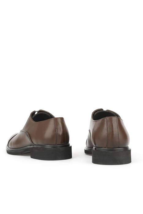 Hakiki Deri Erkek Klasik Ayakkabı Kahverengi