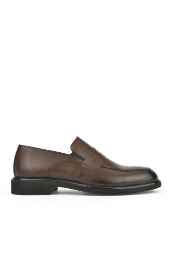 Ziya - Brown Genuine Leather Men's Formal Shoes