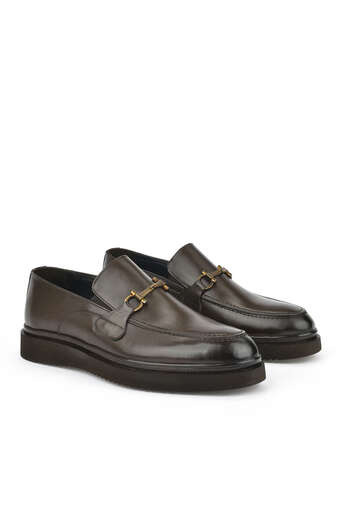 Ziya - Brown Genuine Leather Men's Formal Shoes (1) Ziya - Brown Genuine Leather Men's Formal Shoes (1)