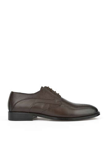 Ziya - Brown Genuine Leather Men's Formal Shoes