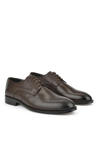 Ziya - Brown Genuine Leather Men's Formal Shoes (1)