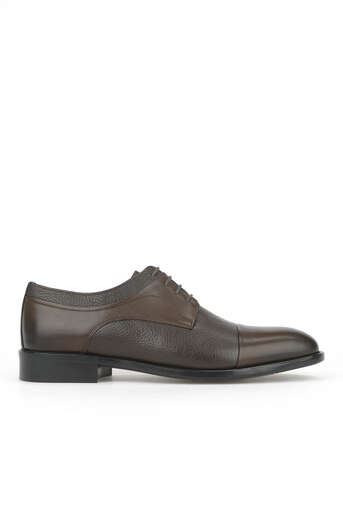 Ziya - Brown Genuine Leather Men's Formal Shoes