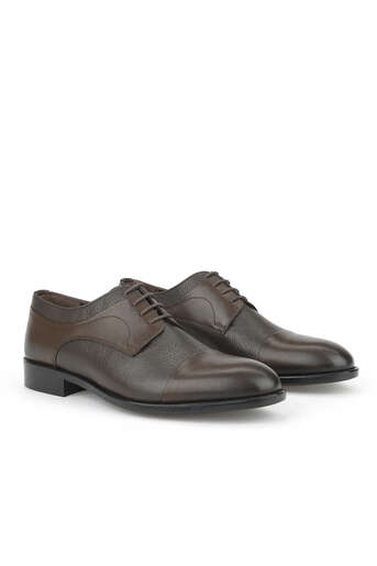 Ziya - Brown Genuine Leather Men's Formal Shoes (1)