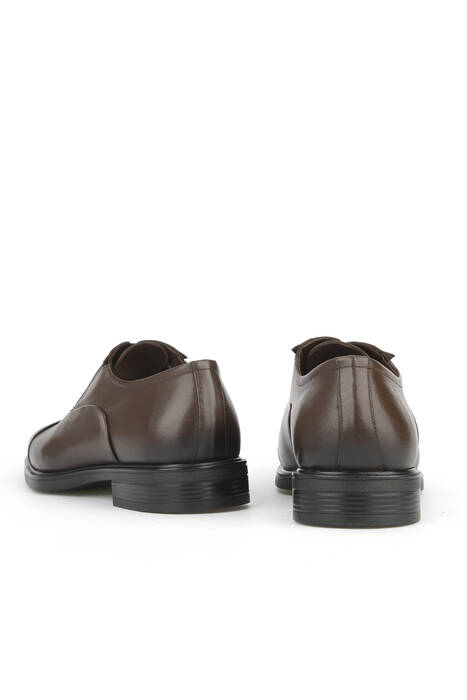 Hakiki Deri Erkek Klasik Ayakkabı Kahverengi