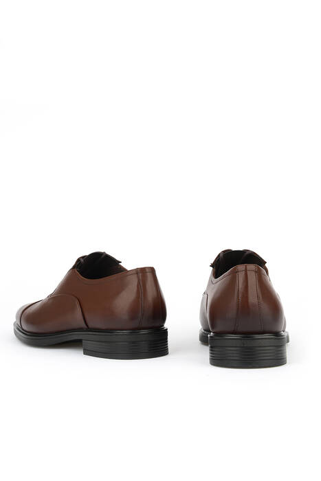 Hakiki Deri Erkek Klasik Ayakkabı Kahverengi