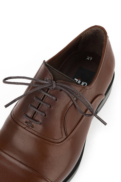 Hakiki Deri Erkek Klasik Ayakkabı Kahverengi