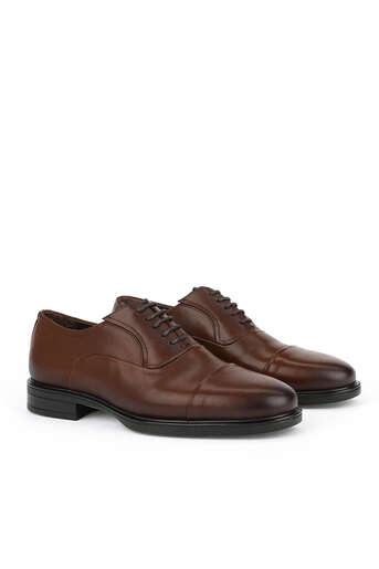 Ziya - Brown Genuine Leather Men's Formal Shoes (1)