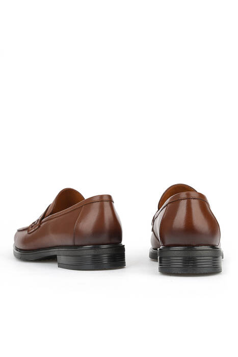 Hakiki Deri Erkek Klasik Ayakkabı Kahverengi