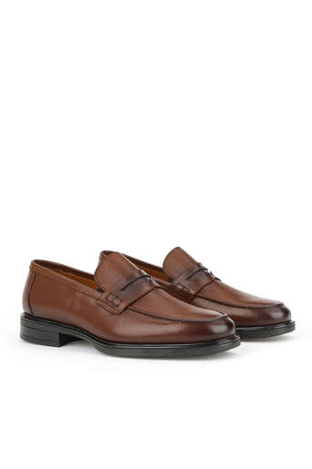 Ziya - Brown Genuine Leather Men's Formal Shoes (1)