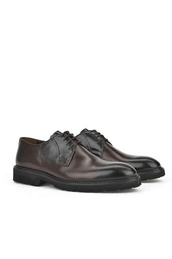 Ziya - Brown Genuine Leather Men's Formal Shoes (1)