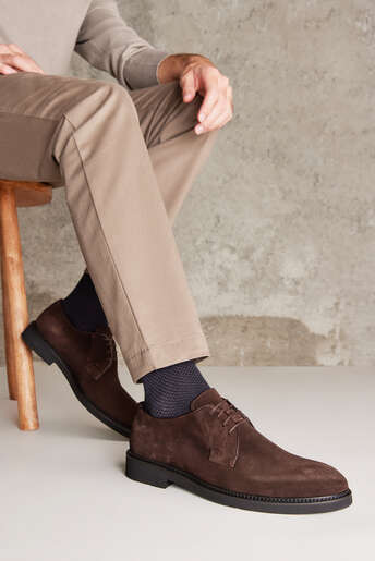 Ziya - Brown Genuine Leather Men's Formal Shoes (1)