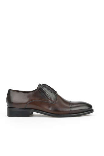 Ziya - Brown Genuine Leather Men's Formal Shoes