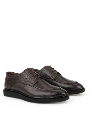 Ziya - Hakiki Deri Erkek Klasik Ayakkabı Kahverengi (1)
