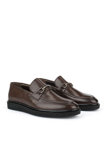 Ziya - Brown Genuine Leather Men's Formal Shoes (1)