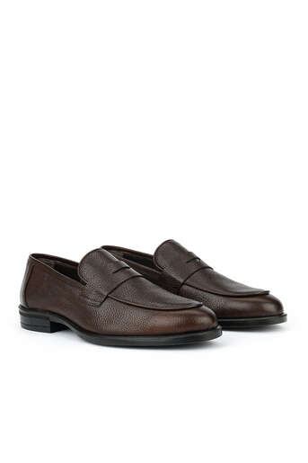 Ziya - Brown Genuine Leather Men's Formal Shoes (1)