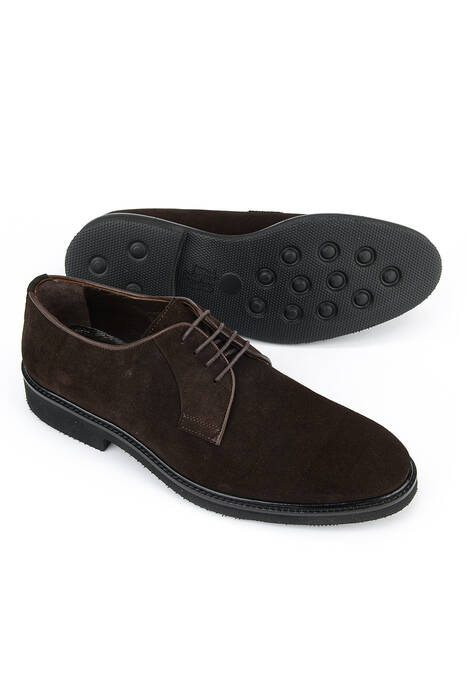 Hakiki Deri Erkek Klasik Ayakkabı Kahverengi