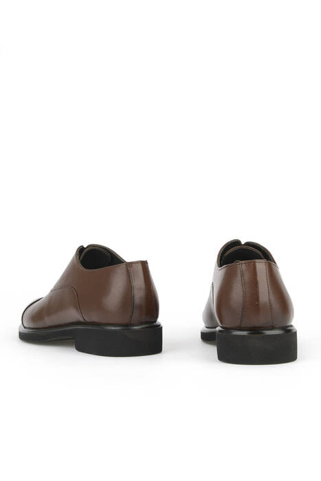 Hakiki Deri Erkek Klasik Ayakkabı Kahverengi