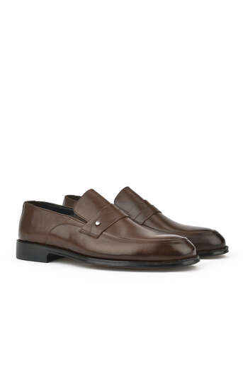 Ziya - Brown Genuine Leather Men's Formal Shoes (1)
