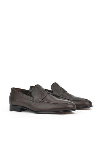 Ziya - Hakiki Deri Erkek Klasik Ayakkabı Kahverengi (1)