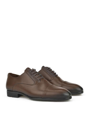 Ziya - Brown Genuine Leather Men's Formal Shoes (1)