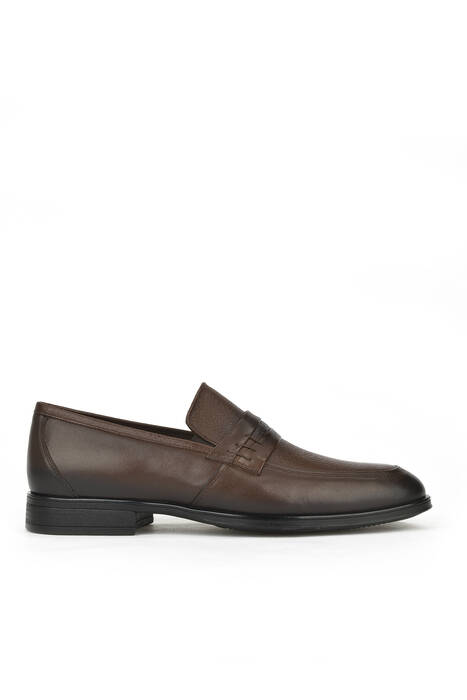 Brown Genuine Leather Men's Formal Shoes