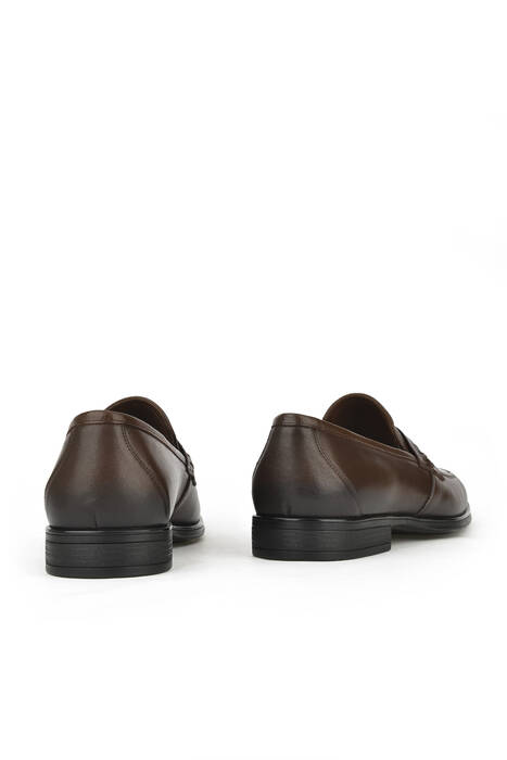 Brown Genuine Leather Men's Formal Shoes
