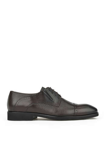 Ziya - Brown Genuine Leather Men's Formal Shoes