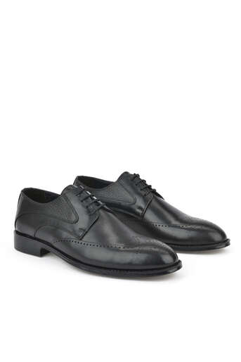 Ziya - Black Genuine Leather Men's Formal Shoes (1)
