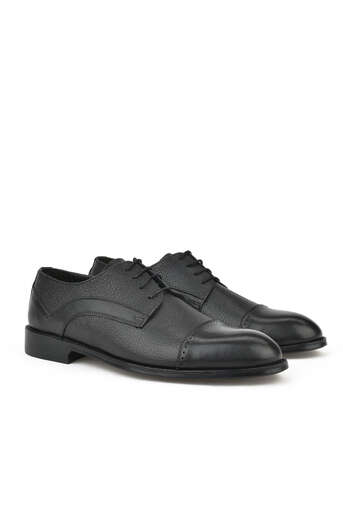Ziya - Black Genuine Leather Men's Formal Shoes (1) Ziya - Black Genuine Leather Men's Formal Shoes (1)