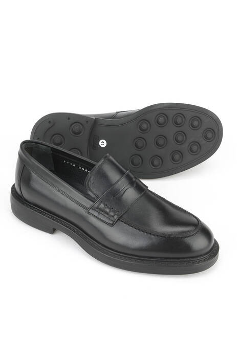 Hakiki Deri Erkek Klasik Ayakkabı Siyah