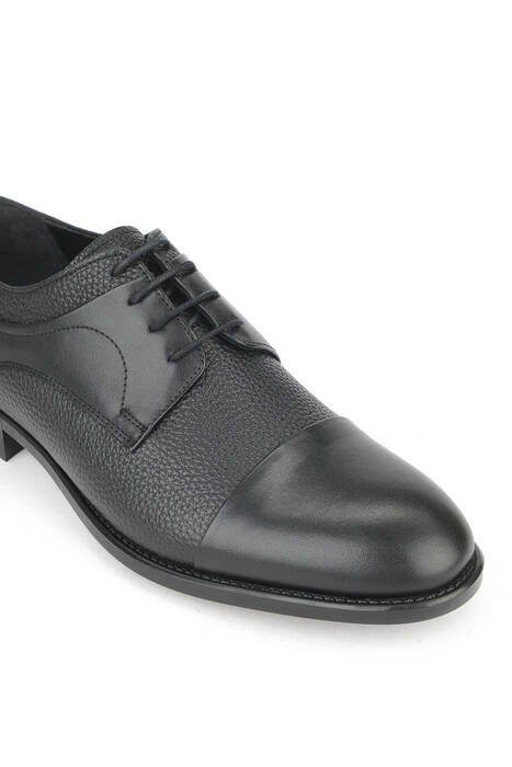 Hakiki Deri Erkek Klasik Ayakkabı Siyah