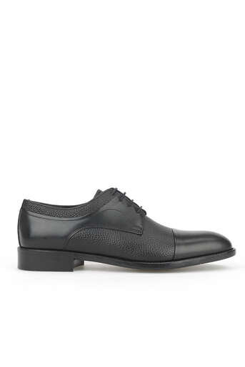 Ziya - Black Genuine Leather Men's Formal Shoes