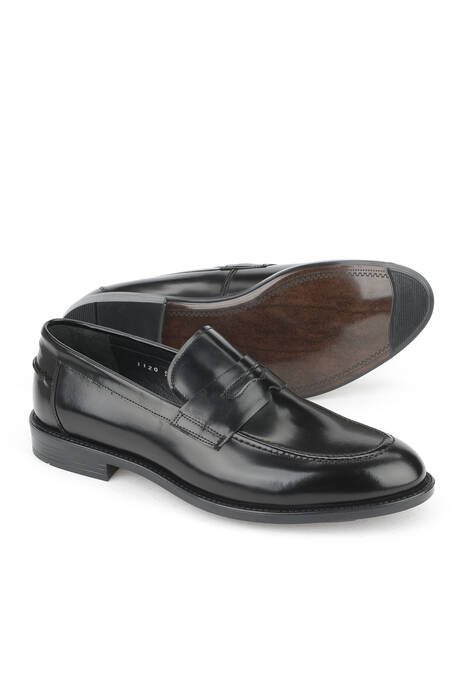 Hakiki Deri Erkek Klasik Ayakkabı Siyah