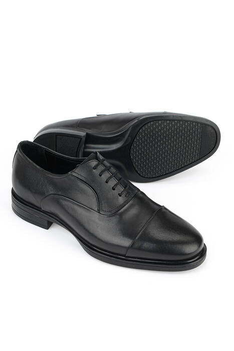 Hakiki Deri Erkek Klasik Ayakkabı Siyah