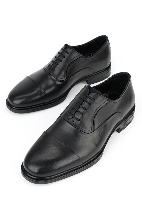 Hakiki Deri Erkek Klasik Ayakkabı Siyah
