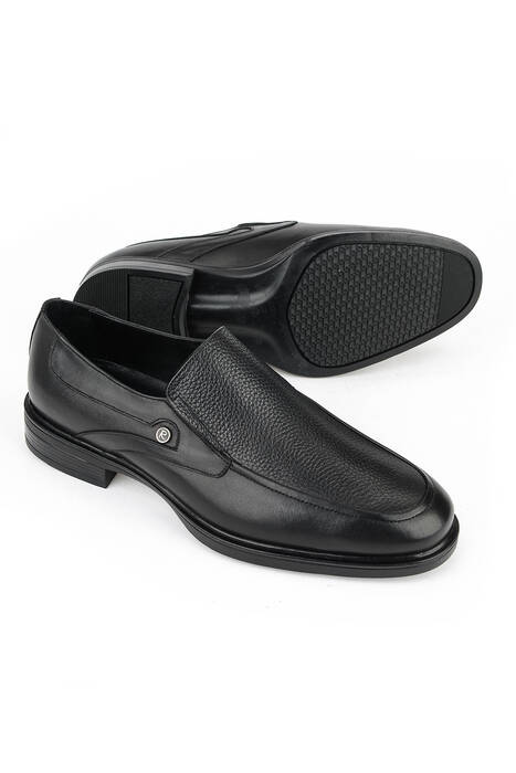 Hakiki Deri Erkek Klasik Ayakkabı Siyah