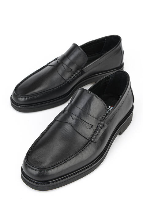 Hakiki Deri Erkek Klasik Ayakkabı Siyah