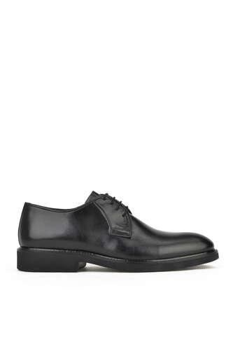 Ziya - Black Genuine Leather Men's Formal Shoes