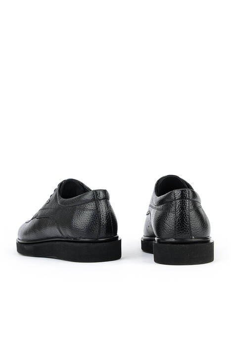 Hakiki Deri Erkek Klasik Ayakkabı Siyah