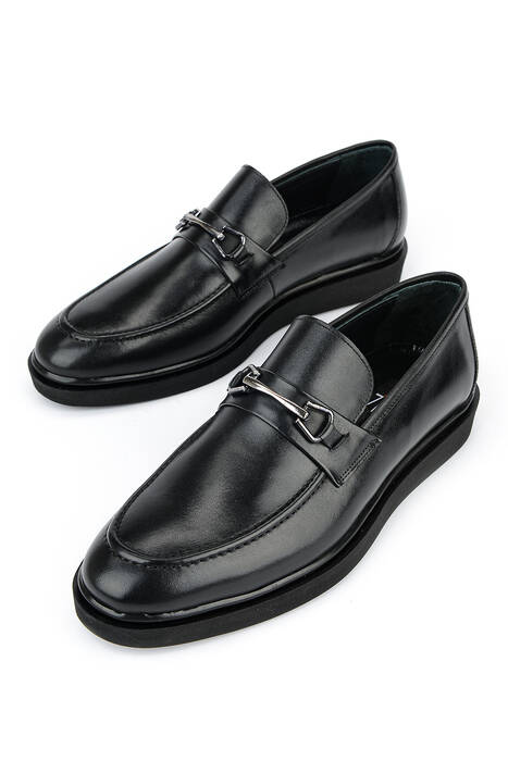 Hakiki Deri Erkek Klasik Ayakkabı Siyah