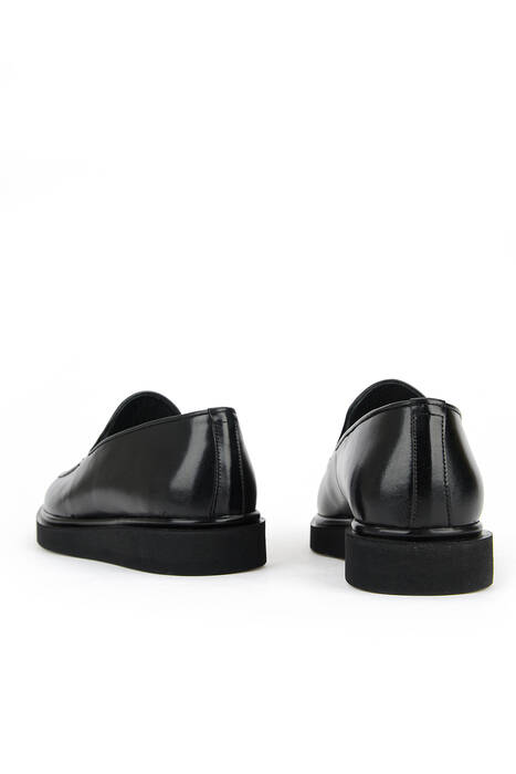 Hakiki Deri Erkek Klasik Ayakkabı Siyah