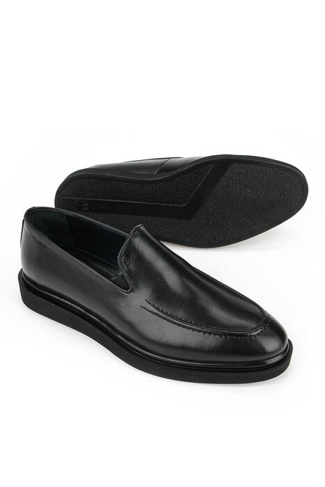 Hakiki Deri Erkek Klasik Ayakkabı Siyah