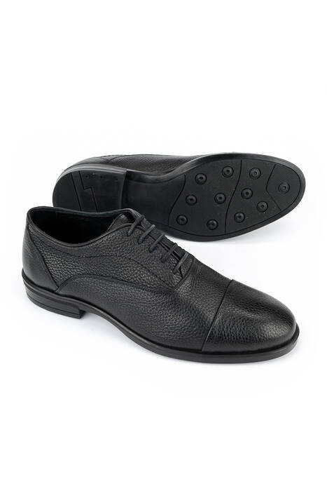 Hakiki Deri Erkek Klasik Ayakkabı Siyah