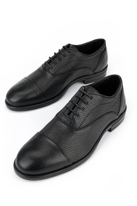 Hakiki Deri Erkek Klasik Ayakkabı Siyah