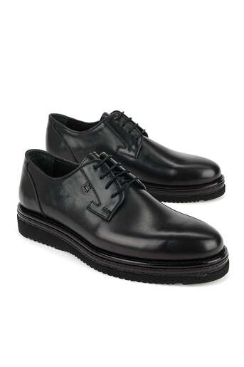 Ziya - Hakiki Deri Erkek Klasik Ayakkabı Siyah (1)