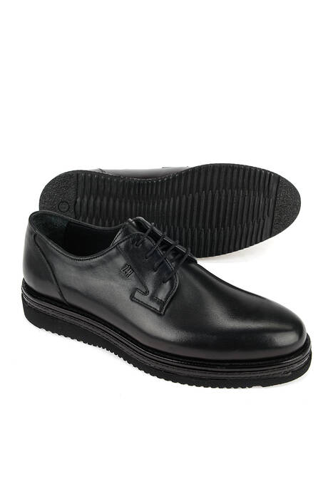 Hakiki Deri Erkek Klasik Ayakkabı Siyah