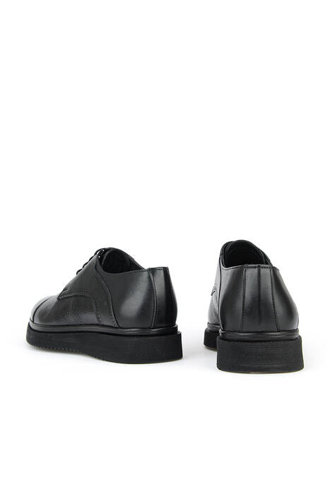 Hakiki Deri Erkek Klasik Ayakkabı Siyah